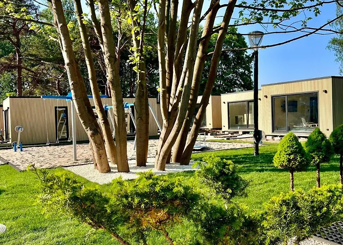 Resort Hel Domki Letniskowe Деревянный коттедж Хель