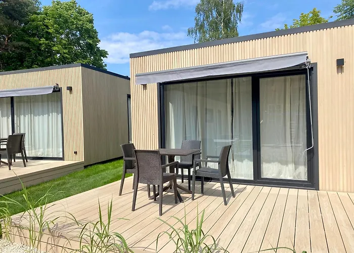 Деревянный коттедж Resort Hel Domki Letniskowe *